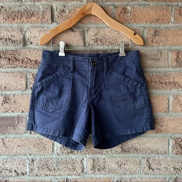 supplies Pants - SUPPLIES | Blue four pocket spring summer short